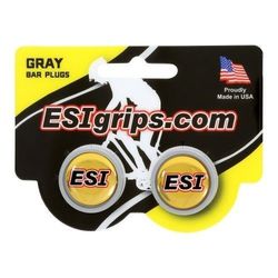 Esi Grips korki kierownicy Bar Plugs szare