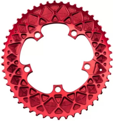 absoluteBlack koronka OVAL SRAM 110BCD napęd 2X czerwona 52T