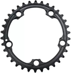 absoluteBlack koronka OVAL SRAM 110BCD napęd 2X szara 52T