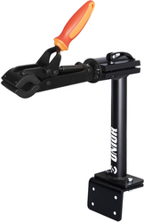 Unior uchwyt do roweru, mocowany na ścianie lub stole warsztatowym, z nakrętką regulującą siłę zacisku - 1693.2S-US