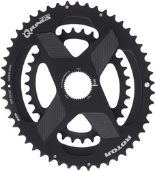 パーツ ROTOR Q-rings 52x36 ROTOR 「ローター」 QRINGS 52-36T 楕円 チェーンリング / 高知