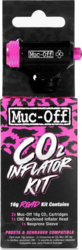 Muc-Off pompka CO2 Road Inflator Kit + 2x nabój gazowy 16g