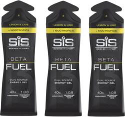 SiS żel Beta Fuel + Nootropics 60ml cytryna limonka 3szt