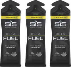 SiS żel Beta Fuel + Nootropics 60ml jabłko 3szt