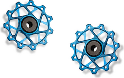 Garbaruk kółka tylnej przerzutki Shimano 11T+11T niebieskie