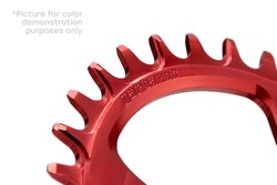 Garbaruk koronka ovalna 104 BCD 42T czerwona
