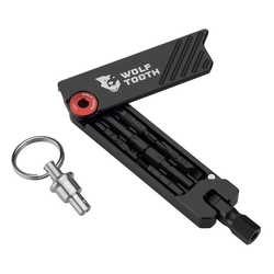 Wolf Tooth Components narzędzie 6-BIT Hex Wrench czerwone