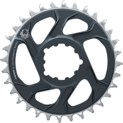 Sram koronka X01 AXS Eagle X-SYNC 2 Direct Mount 12rz offset 6mm 34T Lunar Polar Grey