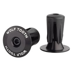 Wolf Tooth Components korki do chwytów 16-21.5mm 2szt czarne