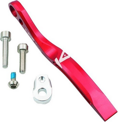 K-Edge prowadnica łańcucha Pro Road Braze-on Chain Catcher czerwona