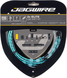 Jagwire zestaw przerzutkowy Road Elite Link 2x Shift celeste