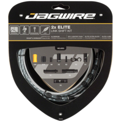 Jagwire zestaw przerzutkowy Road Elite Link 2x Shift szary