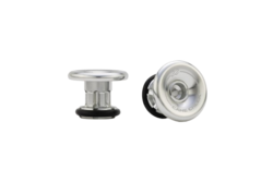 Cane Creek korki do kierownicy ee BarKeep 17-22mm 2szt srebrny