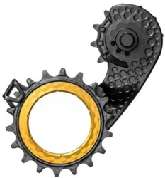 absoluteBlack wózek tylnej przerzutki Shimano Dura Ace 9100 / Ultegra 8000 złoty