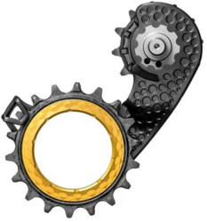absoluteBlack wózek tylnej przerzutki Shimano Dura Ace 9250 złoty