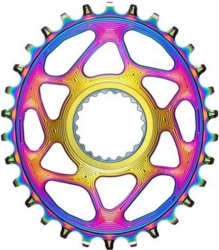 absoluteBlack koronka OVAL Shimano M9100/M8100/M7100 PVD rainbow 36T