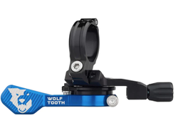 Wolf Tooth Components manetka sztycy regulowanej Remote Pro obejma 22mm niebieska