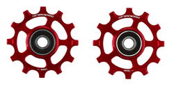 CeramicSpeed kółka przerzutki do Shimano 11rz NW 9100/8000/XT/XTR Coated Czerwone