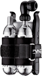 Lezyne pompka Twin Kit Speed Drive + łatki + 2x łyżki + 2x nabój CO2 16g czarna