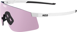 KOO okulary sportowe Nova White Matt / Pink Photochromic