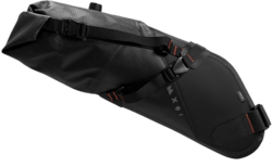 USWE wodoodporna torba podsiodłowa Roll-Top czarna