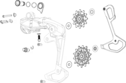 Sram wózek przerzutki Force XPLR AXS E1
