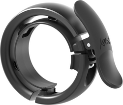 Knog dzwonek rowerowy Oi Prima duży antracytowy