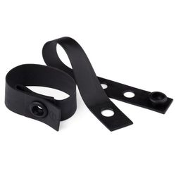 Cycloc Wrap pasek sylikonowy na nogawkę czarny