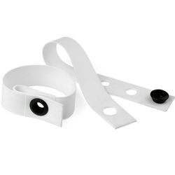 Cycloc Wrap pasek sylikonowy na nogawkę biały