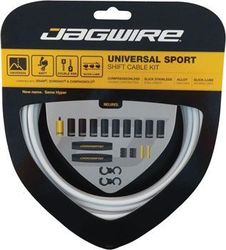 Jagwire zestaw przerzutkowy Universal Sport biały