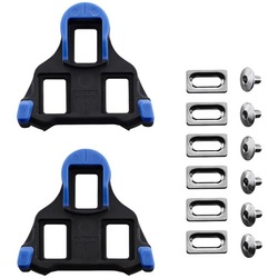 Shimano bloki do pedałów szosowych SM-SH12 2° niebieskie