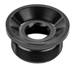 Rotor śruba do ramienia korby 3D+ z osią 24mm czarna