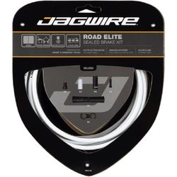 Jagwire zestaw hamulcowy Road Elite Sealed Brake biały