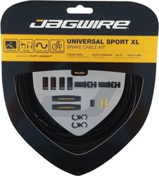 Jagwire zestaw hamulcowy Universal Sport XL przedłużony czarny