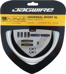 Jagwire zestaw hamulcowy Universal Sport XL przedłużony biały