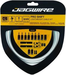 Jagwire zestaw przerzutkowy Pro 2X Shift biały