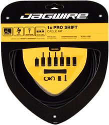 Jagwire zestaw przerzutkowy 1x Pro Shift czarny stealth