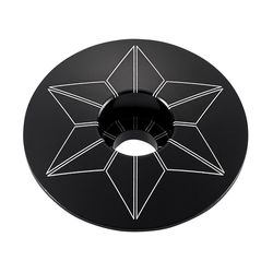 Supacaz kapsel/korek steru 1 1/8" czarny
